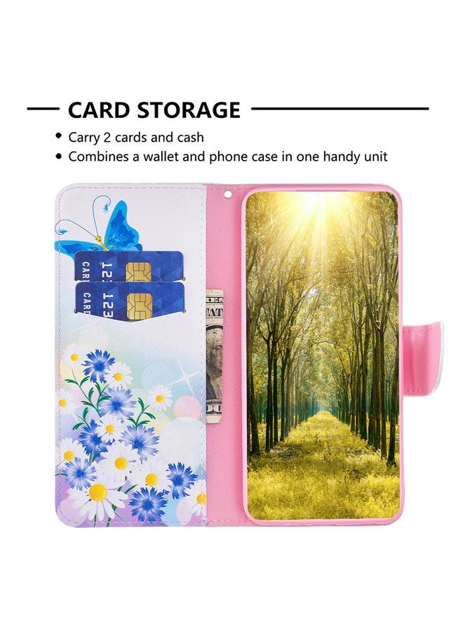 S-TOP Case For Samsung Galaxy S25+ 5G Colored Drawing Pattern Leather Phone Case - Image 5