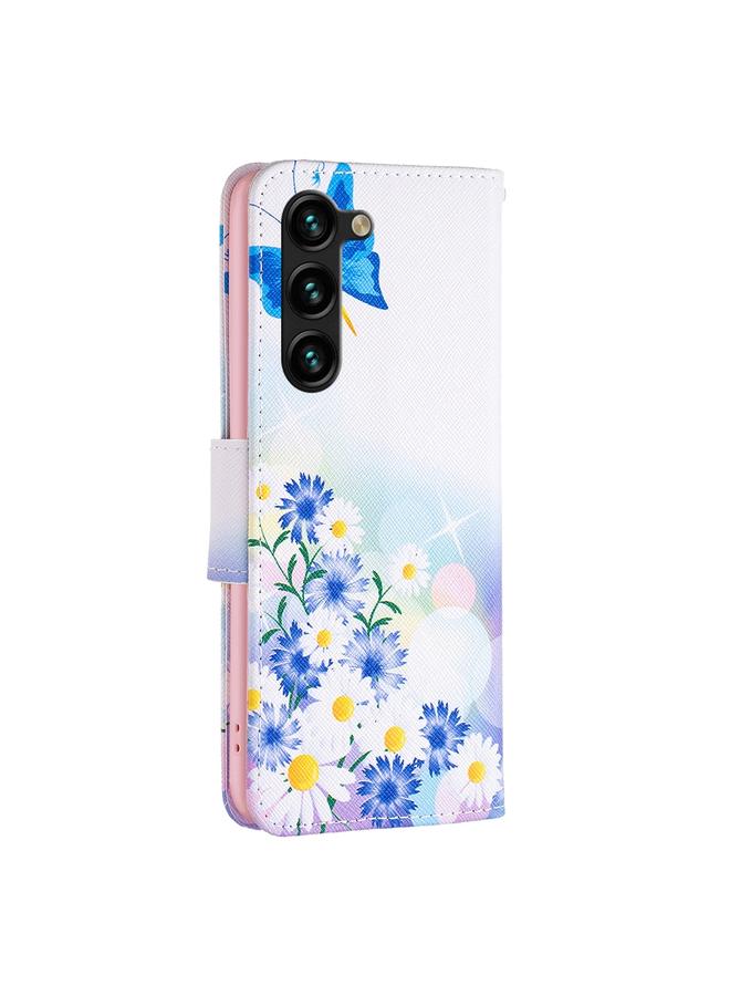 S-TOP Case For Samsung Galaxy S25+ 5G Colored Drawing Pattern Leather Phone Case - Image 4