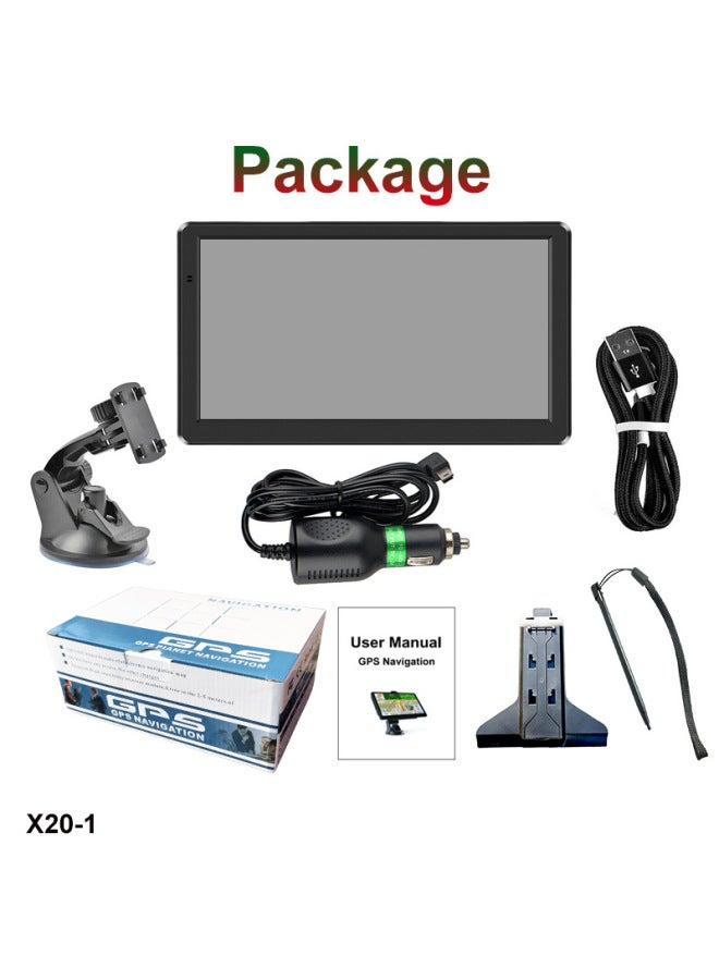 Portable 5/7/9 Inch Car Gps Navigator Hd 8g Universal For Cars And Trucks