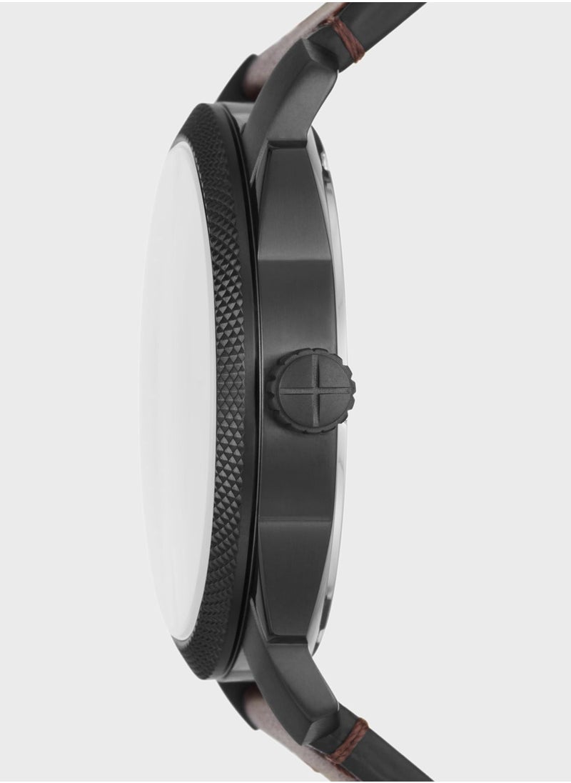 FOSSIL Leather Strap Analog Watch  - Image 3