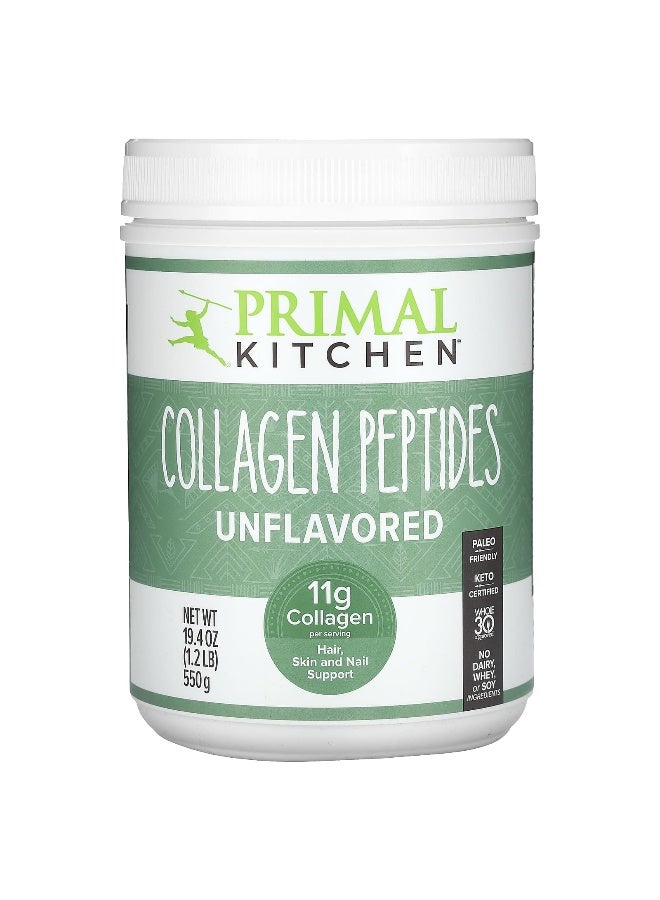 Primal Kitchen برايمال كيتشن، ببتيدات الكولاجين، بدون نكهة، 19.4 أونصة (550 جرام) (قد يختلف التعبئة)  - Image 1