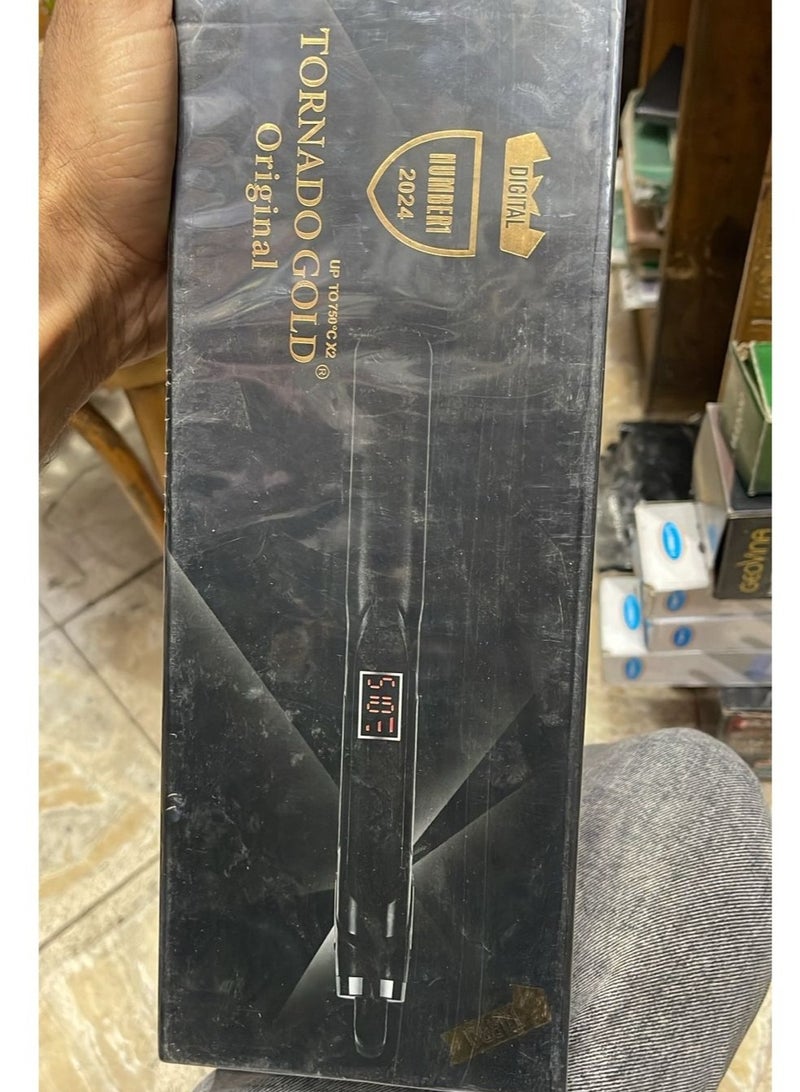 تورنيدو جولد أداة تجعيد الشعر السيراميكية بشاشه ديجيتال 2 في 1 الاحترافية من تورنيدو جولد - Image 3