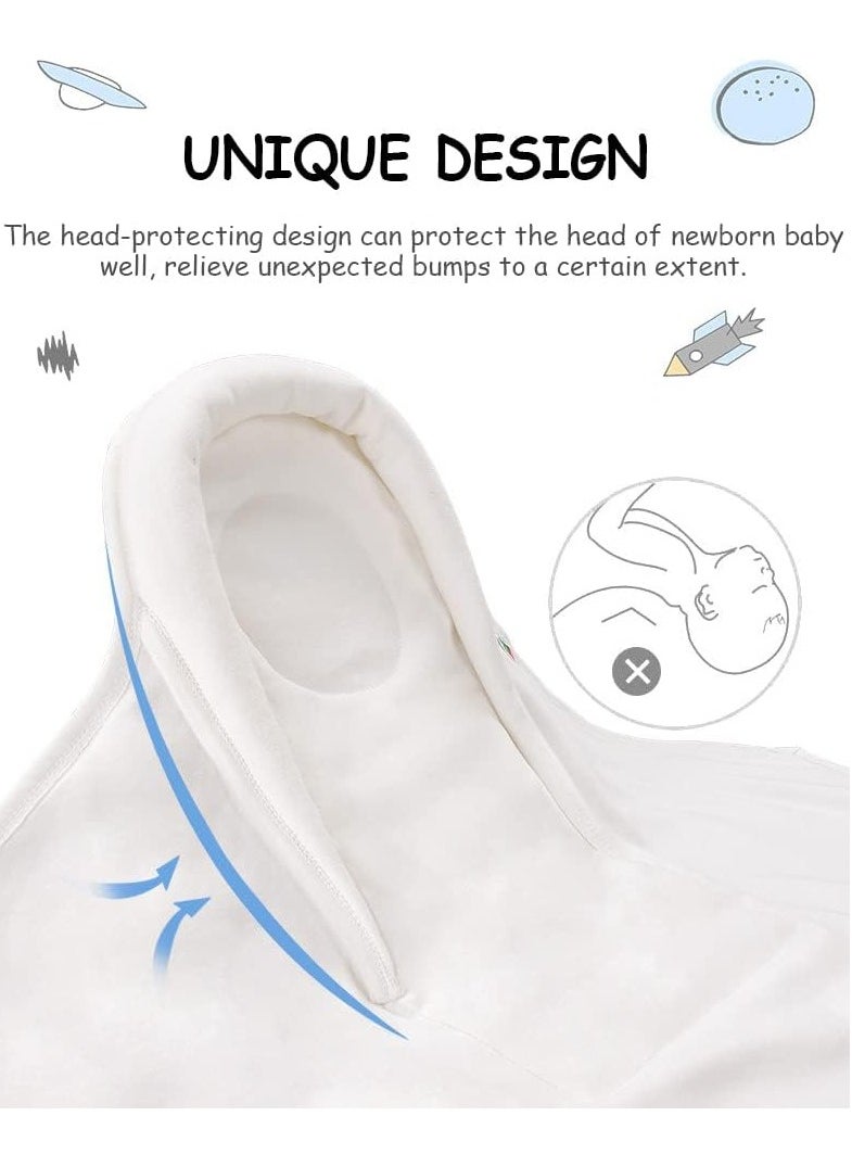 VITION Baby Swaddle Blanket, Newborn Infant Receiving Swaddling Wrap for Boy and Girl (D)  - Image 3