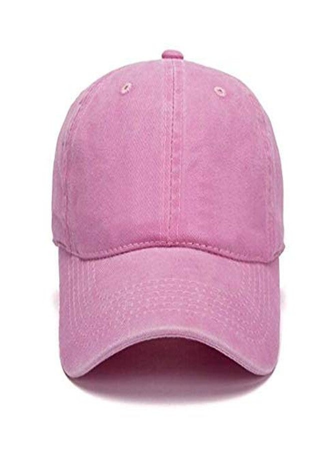 FGSS Kids Baby Girls Hat Washed Baseball Cap Cotton Solid Sun Hats for Children Fit for 2-7 Years - Image 5