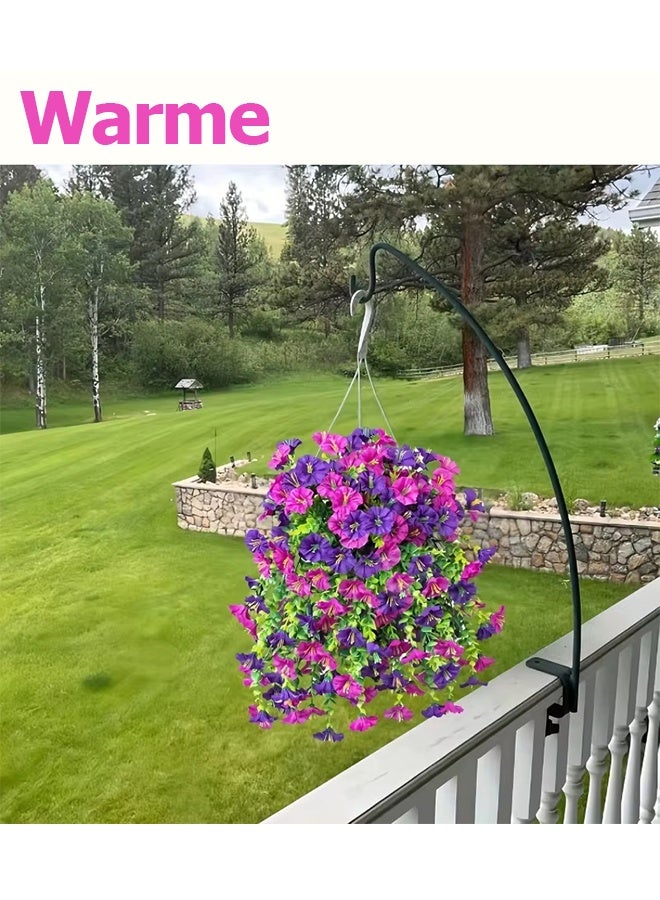 Warme 2Pcs Artificial Flowers 75CM Hanging Fake Plant for Home Decor Garden Wedding Decoration Flower Basket Garland Wall Accessories - Image 5