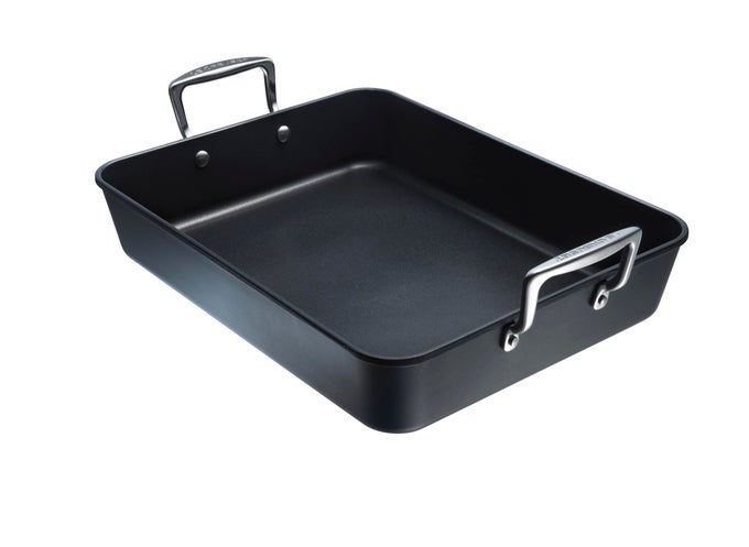 TOUGHENED NONSTICK RECTANGULAR ROASTER 35 CM 52104350010101 BLACK