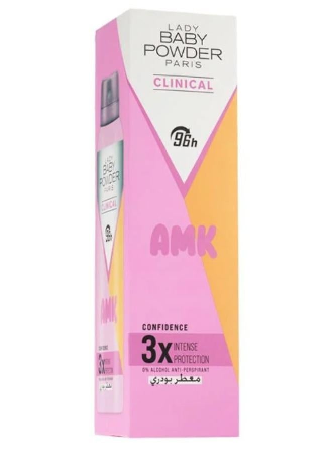 AMK Lady Baby Powder AMK Clinical Powdery Scent - 150 ml  - Image 1