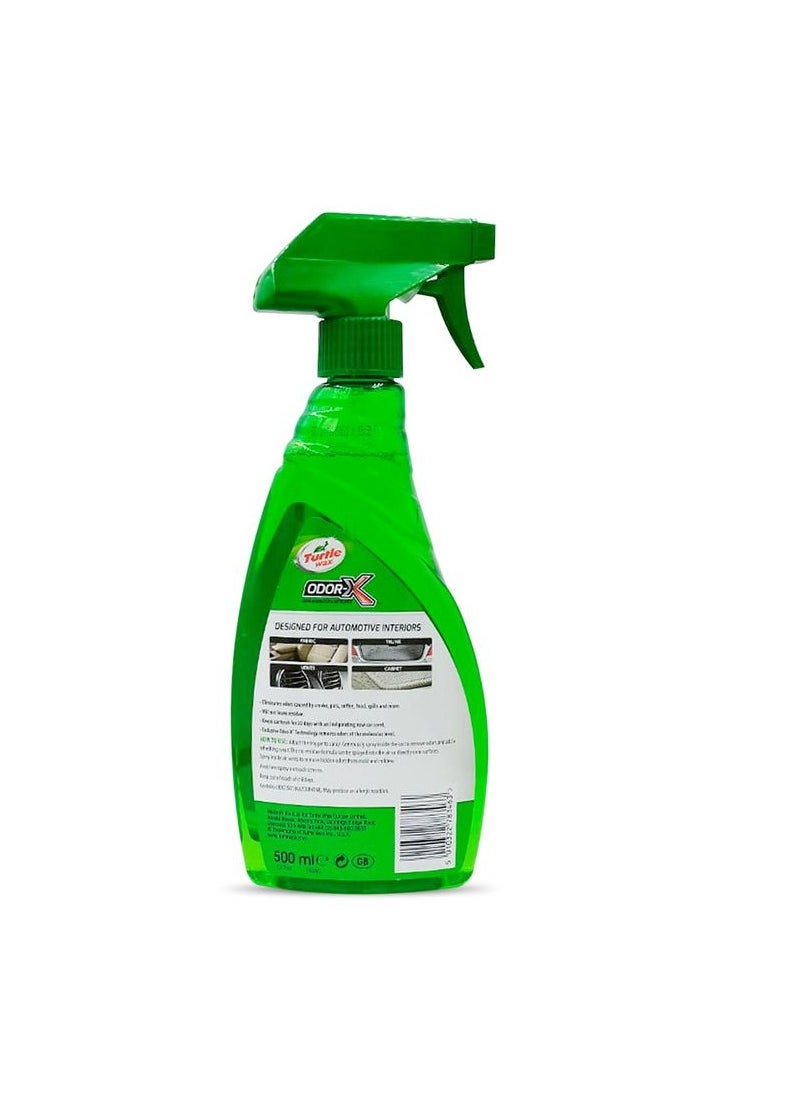 TURTLE Turtle Wax Odor-X Whole Car Blast Fresh Clean Scent Spray, Automotive Interior Odor Eliminator, Micro Clean Technology, Long-Lasting Air Freshener Spray – 500ml  - Image 4