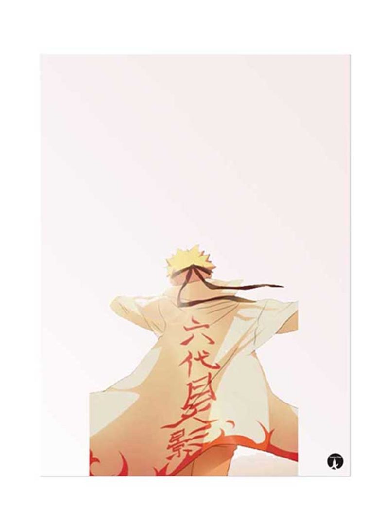 Anime Naruto Metal Plate Poster Multicolour 15x20centimeter