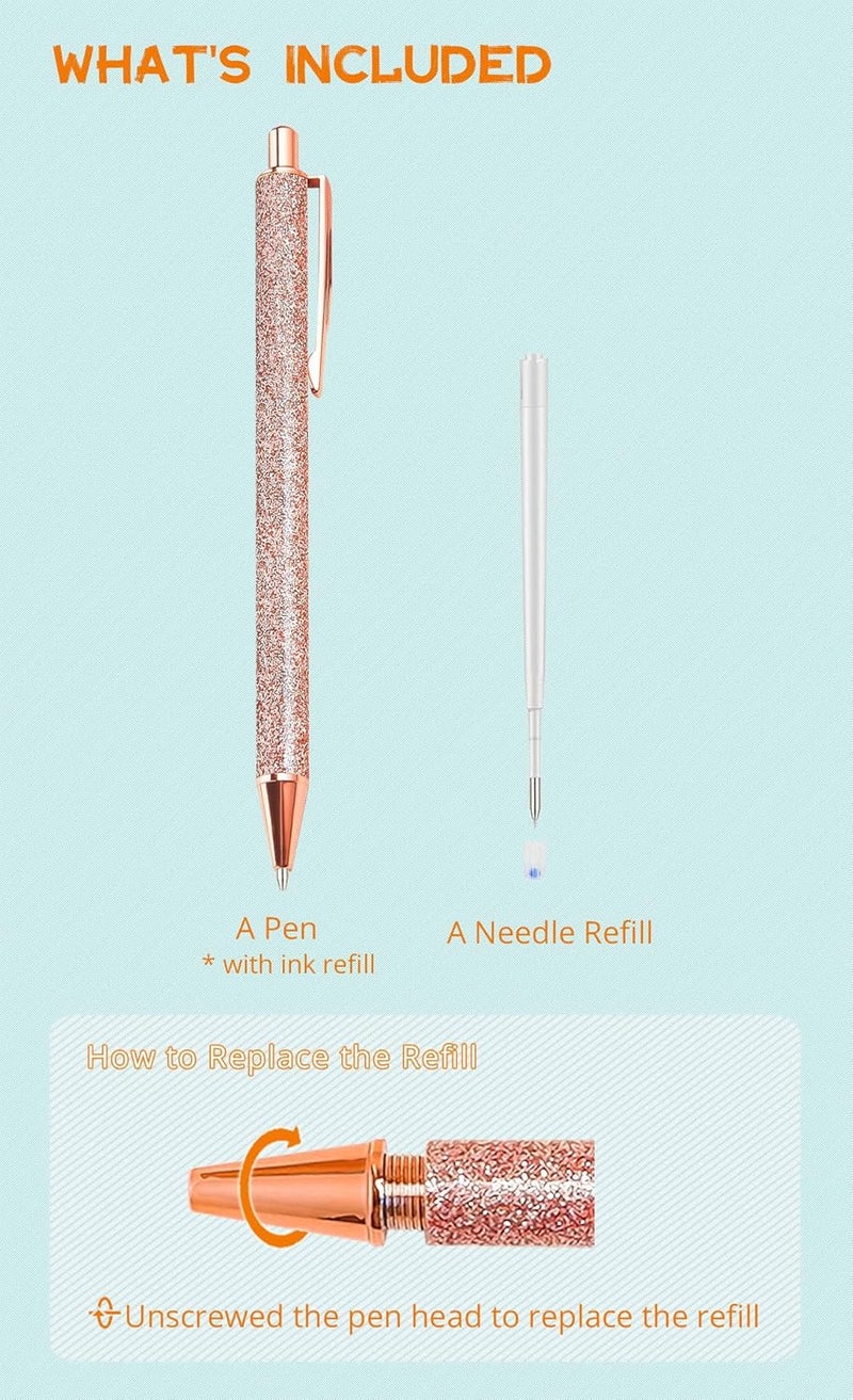 Arvakr Craft Weeding Pen, Essential Adhesive Vinyl Tool, Precision Needle for Craft Weeding, Vinyl Air Release or Car Puncturing Installation, Rose Gold - Image 1