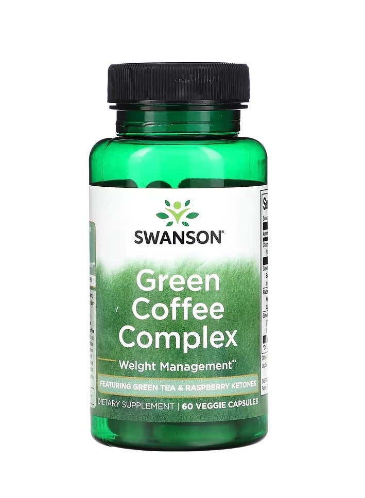 سوانسون مركب القهوة الخضراء  60 كبسولة نباتية