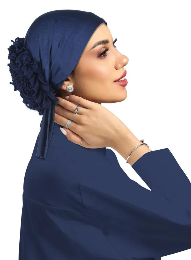 Take Two Navy Blue Plain Hijab