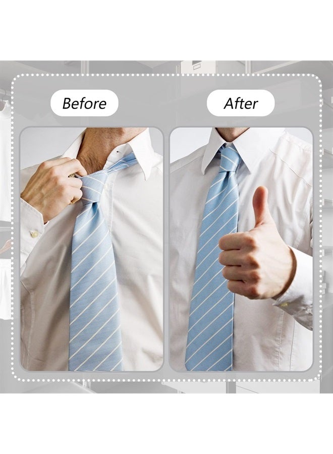 Jecery 2 Rolls Sweat Pads Collar Protectors for Mens Shirts, Disposable White Shirt Neck Collar Protector Tape, Collar Guard Hat Sweat Protector Self Adhesive Invisible Liner Patches Against Sweat Stain