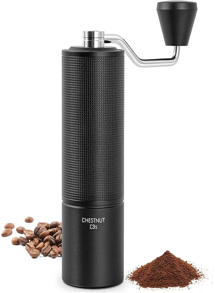 TIMEMORE C3S manual coffee grinder upgraded version, adjustable, suitable for travel and camping, home use black - Image 2