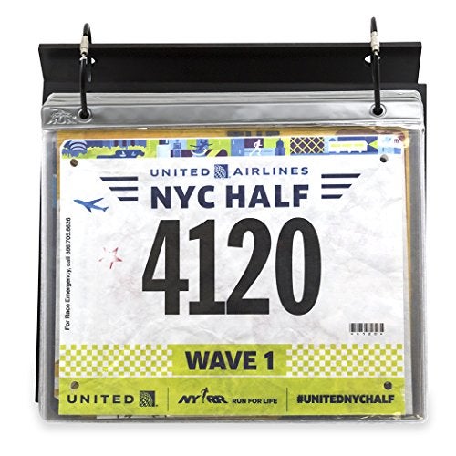 Gone For a Run Designed Bibfolio Race Bib Display Vinyl Protector Sheets | 2 Pack (12 Vinyl Sheets/Pack) - 24 Sheets - Image 4