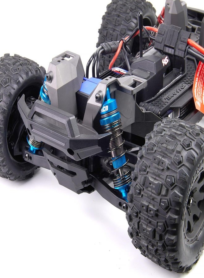 TOOMOD 88mm RC Oil Shock Absorber Damper with Progressive Springs Set Compatible with Traxxas 1/16 Monster Truck Mini Maxx Mini XRT Upgrades Replace(Black) - Image 4