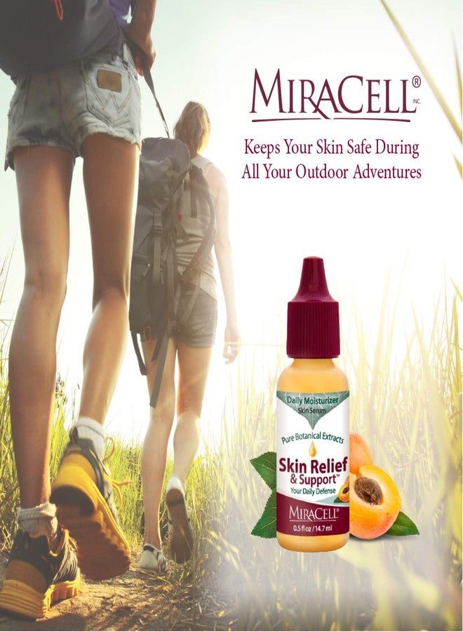 Miracell Skin Relief & Support Oil – Natural Face & Body Moisturizer with Apricot, Jojoba, and Vitamin E – Fast-Absorbing Hydration for Dry, Sensitive, or Rough Skin – 0.5 oz - Image 5