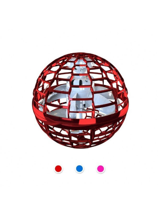 Swing Balloon Flying Saucer Intelligent Magic Ball Decompression Black Technology Spin Ball Toy Gift Unmanned Ball Cross-border-Color:Uv Vacuum Water-plated Powder With 9 Minutes Of Battery Life  - Image 4