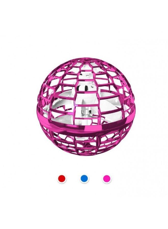 Swing Balloon Flying Saucer Intelligent Magic Ball Decompression Black Technology Spin Ball Toy Gift Unmanned Ball Cross-border-Color:Uv Vacuum Water-plated Powder With 9 Minutes Of Battery Life  - Image 3