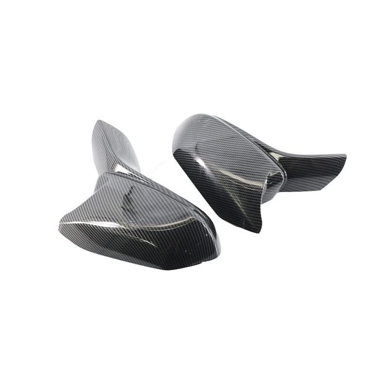 TOTMOX Door Wing Mirror Cover Side Rear View Mirror Cover Case Rearview Mirror Housing Carbon FiberGlossy Black Exterior Rearview Mirror Cover Cap Compatible with Chevrolet Camaro 20162020