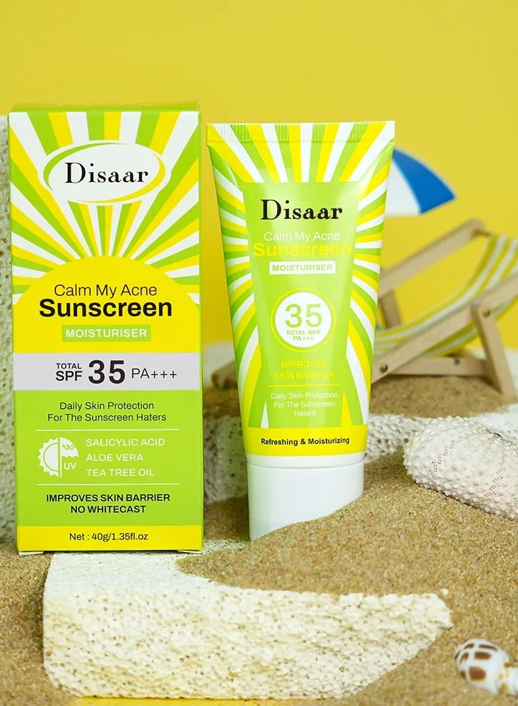 Disaar Two Pieces Of Sunscreen Moisturiser SPF35 PA+++ / 40x2 g - Image 3