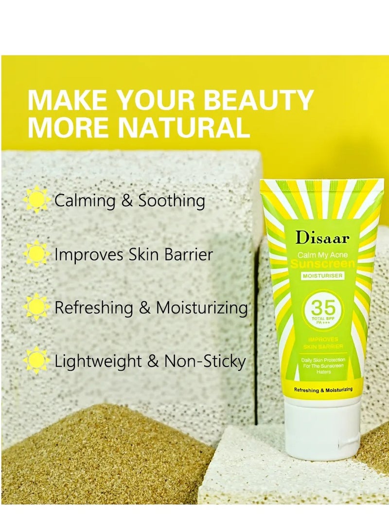 Disaar Two Pieces Of Sunscreen Moisturiser SPF35 PA+++ / 40x2 g - Image 5