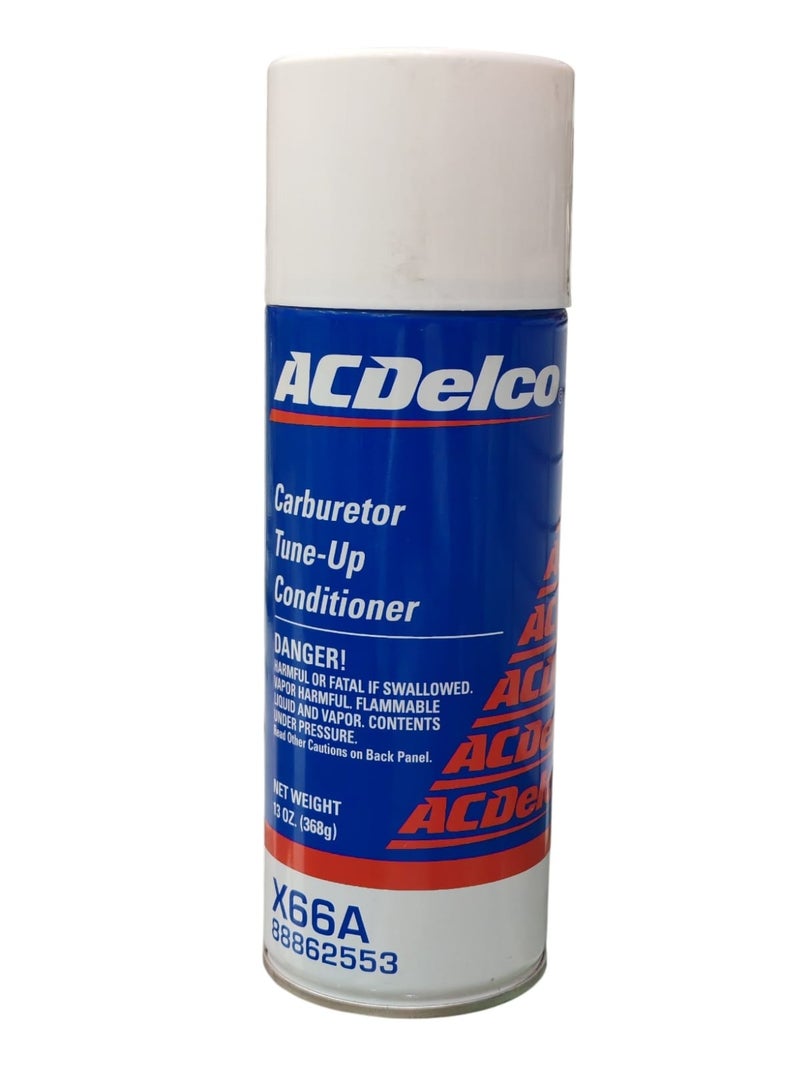 منظف وضابط كربراتير ACDelco X66A – بخاخ تنظيف نظام الوقود والكربراتير – 368 جم (13 أونصة)