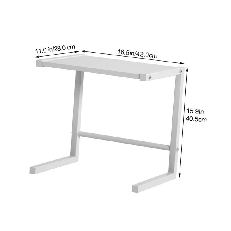 Adjustable Height Kitchen Rack Detachable Shelf Metal Oven Stand For Microwave Air Fryer - Image 3