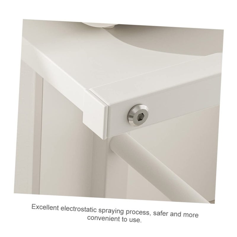 Adjustable Height Kitchen Rack Detachable Shelf Metal Oven Stand For Microwave Air Fryer - Image 5