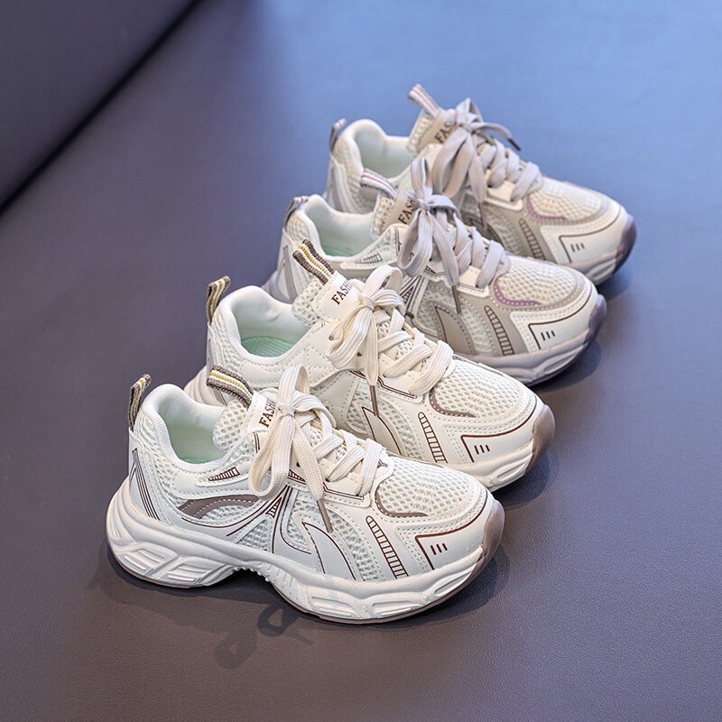 Mesh Sneakers Lightweight Flexible Sole Walking Shoes For Kids Indoor And Outdoor Activities - Image 2
