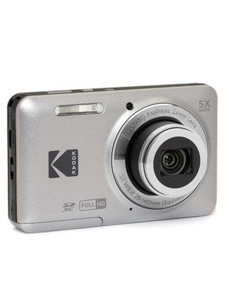 PIXPRO Friendly Zoom FZ55-BK 16MP Digital Camera with 5X Optical Zoom 28mm Wide Angle and 2.7" LCD Screen Silver - view 5