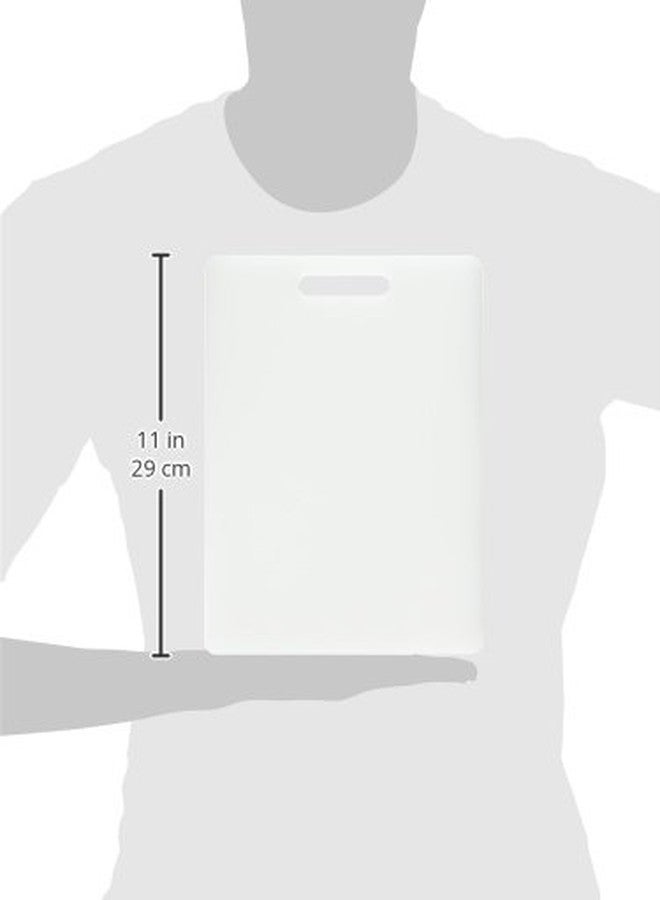 GoodCook Everyday Solid Polyethylene Cutting Board, 8 x 11-Inch, Non-Porous Plastic, White - Image 3