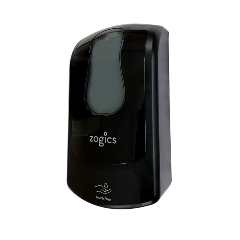 Zogics TouchFree Automatic Dispenser for Foaming Hand Sanitizer and Hand Soaps WallMounted Black