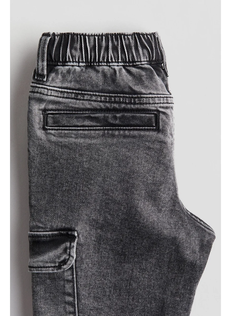 اتش اند ام Motif-Detail Cargo Trousers