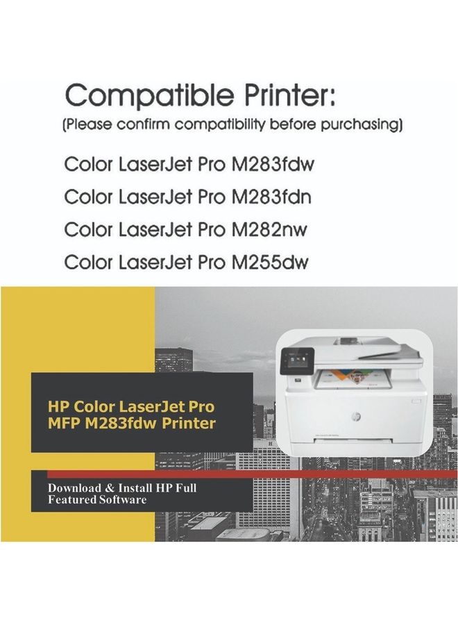 HP مجموعة كاملة من خراطيش الحبر ذات السعة القياسية الأصلية 207A مكونة من 4 عبوات - Image 3