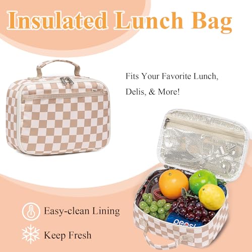 LEDAOU Kids School Backpack with Lunch Box for Girls Boys Kindergarten Elementary School Bookbag Preschool Toddler Backpack - Image 3
