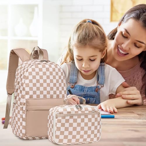 LEDAOU Kids School Backpack with Lunch Box for Girls Boys Kindergarten Elementary School Bookbag Preschool Toddler Backpack - Image 2