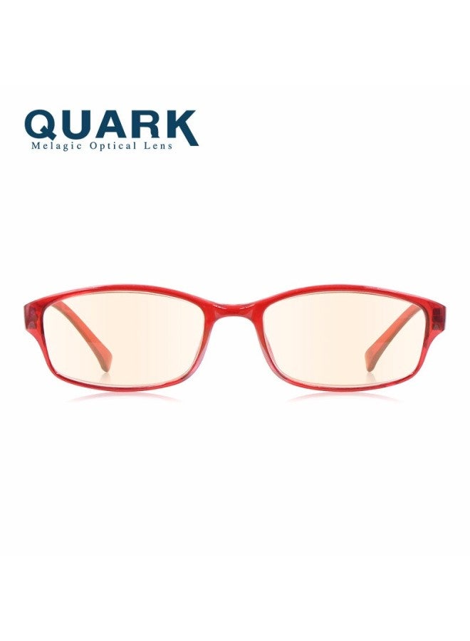 Quark Anti-blue Light Reading Gl For Elderly, High Definition, Anti-aging, Women's Radiation Fatigue, Reading, Hyperopia, Red, 300 - Image 1