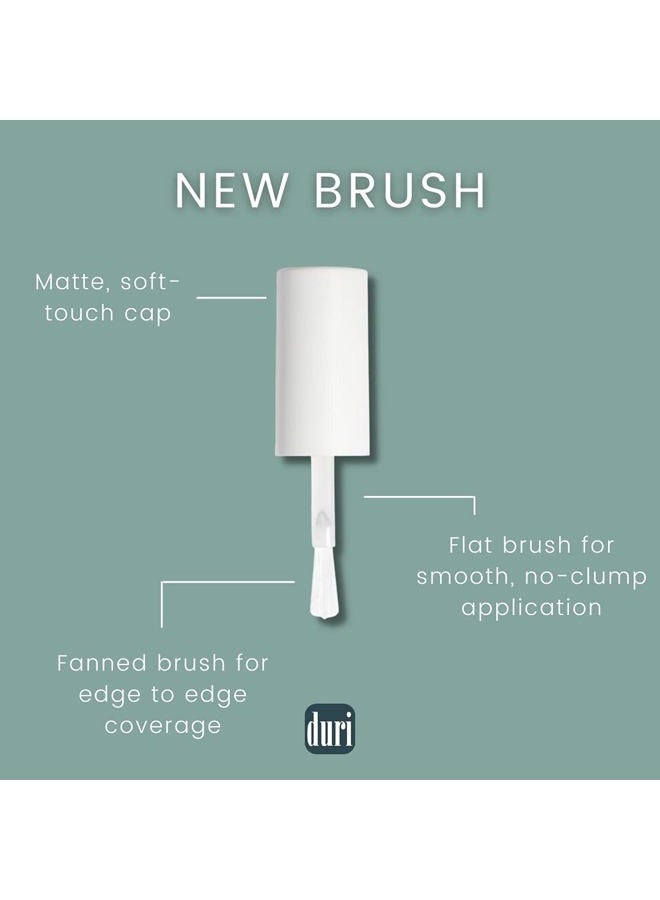 duri Nail Polish, 718 Warm Seduction, Warm Pastel Natural Pink, Full Coverage, Glossy Finish, Fast Drying, Soft Look, 0.5 Fl Oz - Image 5