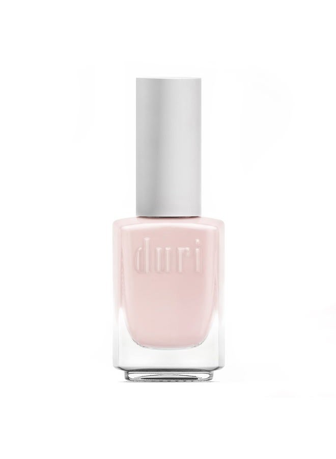duri Nail Polish, 718 Warm Seduction, Warm Pastel Natural Pink, Full Coverage, Glossy Finish, Fast Drying, Soft Look, 0.5 Fl Oz - Image 1