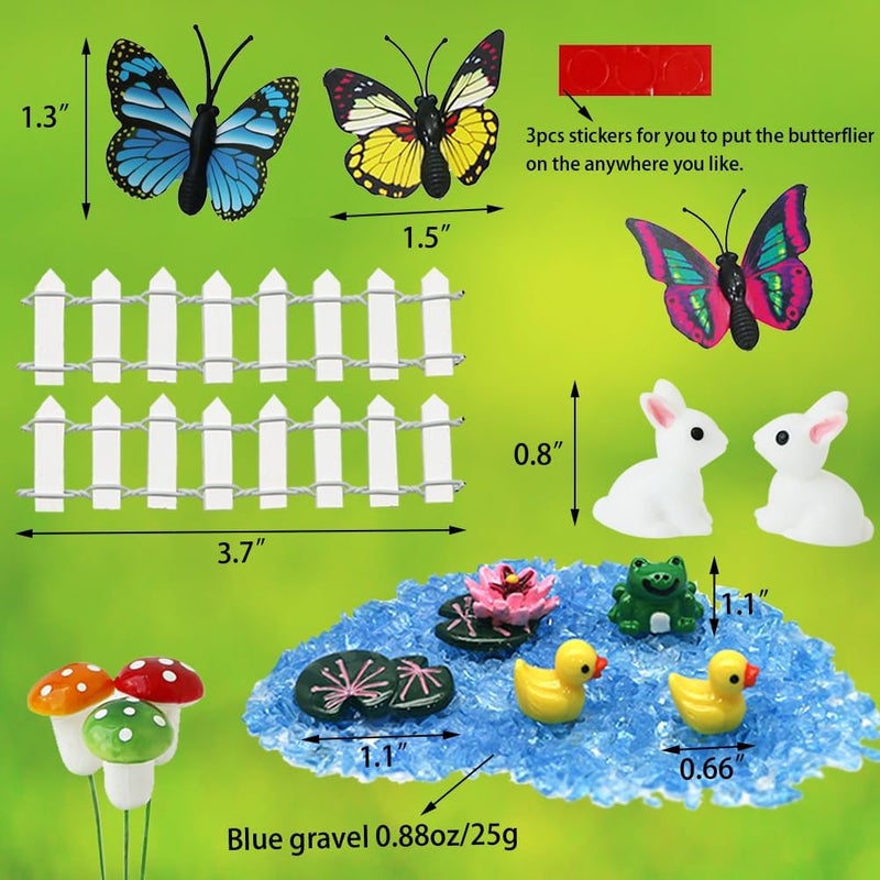 BangBangDa Miniature Fairy Gnome Garden Accessories – Christmas Fairy Garden House Decoration - Outdoor Fairy Garden Gnome Figurines Decor Kit for Mother Girlfriend Birthday Gift - Image 5