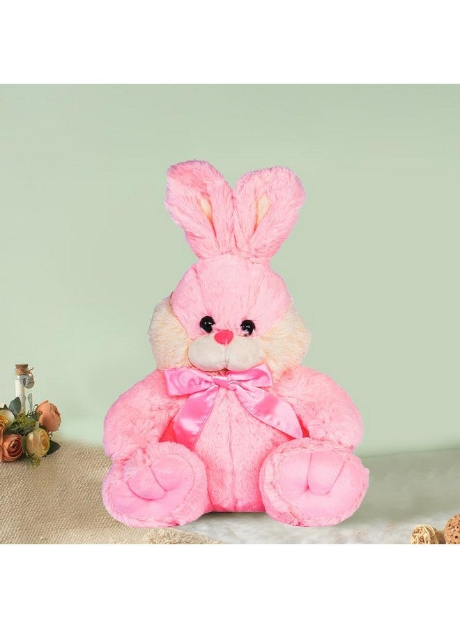 ARCHIES Plush Soft Toy Sitting Bunny Pink 30 Cm | Romantic Gifts | Perfect Gifting Item for Valentines Day | Romantic Gift for Girlfriend, Boyfriend, Couples 769496 - Image 5