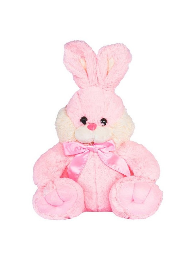 ARCHIES Plush Soft Toy Sitting Bunny Pink 30 Cm | Romantic Gifts | Perfect Gifting Item for Valentines Day | Romantic Gift for Girlfriend, Boyfriend, Couples 769496 - Image 1