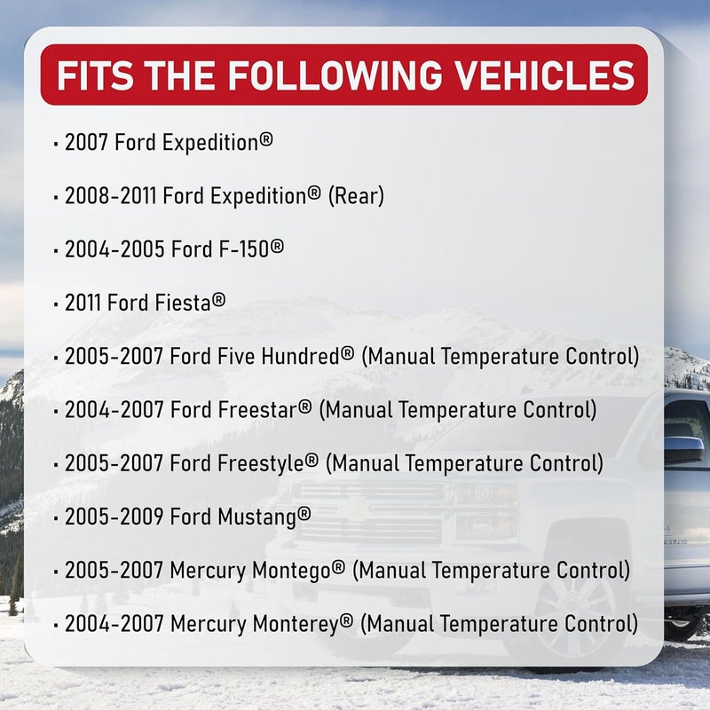 AA Ignition HVAC Blower Motor Resistor Connector Plug Wiring Harness Pigtail - Compatible with Ford & Mercury Vehicles - F150, Fiesta, Expedition, Mustang, Freestar, Freestyle - Replaces 3U2Z14S411ZEA, WPT688 - Image 5