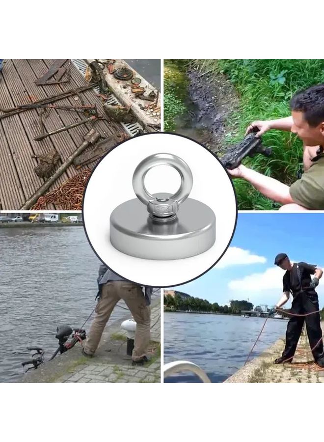 Small Magnet 1 26inch Professional Magnetic Hook For Underwater Treasure Hunting - Image 2