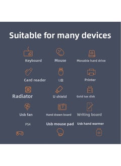 ماركة غير محددة USB3.0HUB 4 منافذ 3.0 موزع فاصل موسع ناقل الحركة عالي السرعة USB مقسم كمبيوتر - عدد الواجهات: الطول 2.0 متر  - Image 4