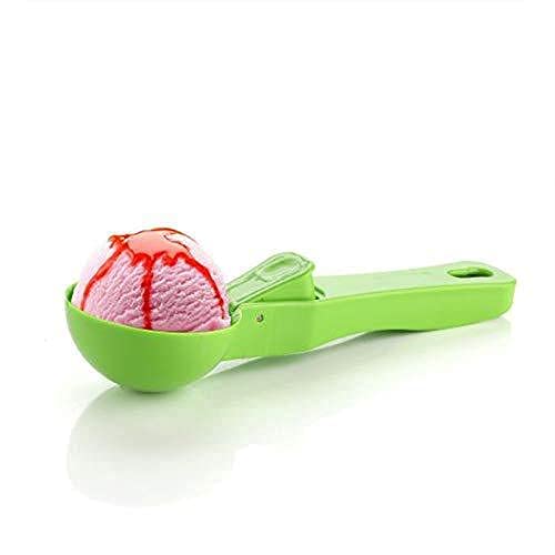 KBS Smart Plastic Smooth and Sturdy Ice Cream Scoop Spoon, Green - Image 3