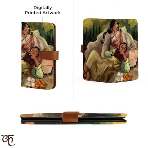 Kalankit Passport Wallet for Women | Vegan Leather Bi-Fold Long Wallet & Travel Purse | Valentine Gift for Her, Valentine Gifts for Women | The Mood of Autumn - Image 5