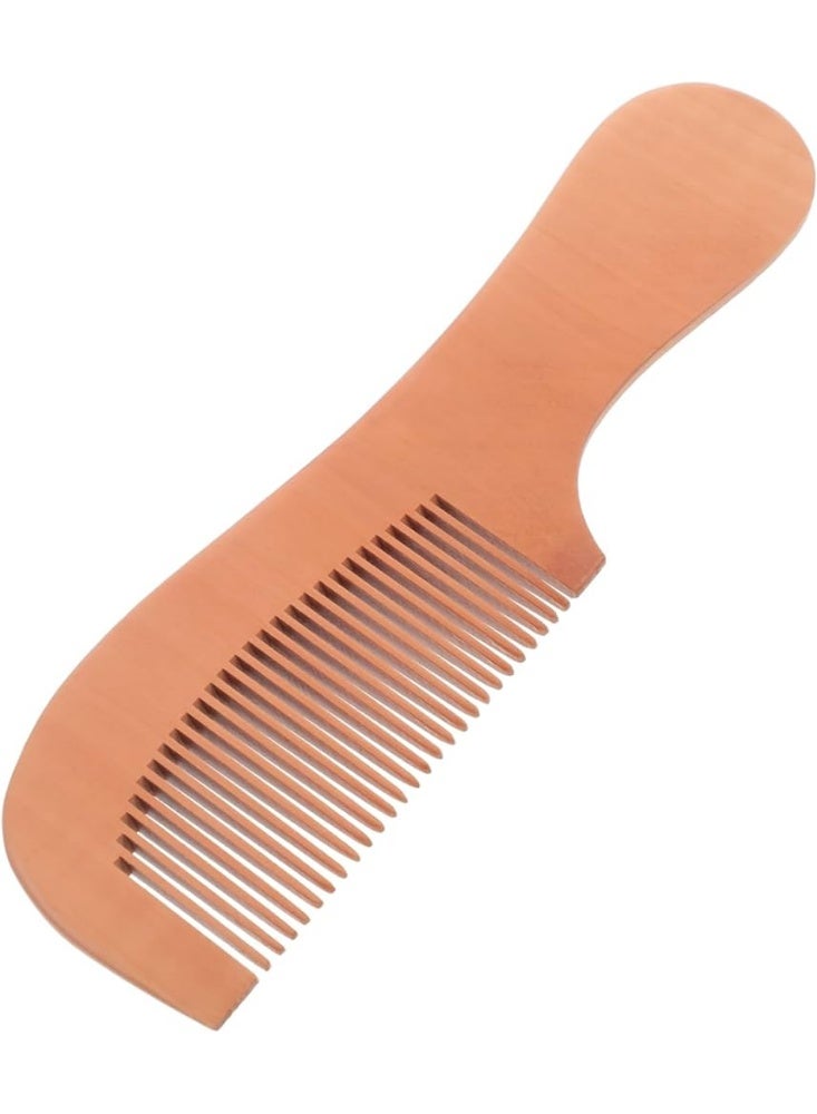 مشط خشب طبيعي بمقبض خشب  – من خشب الصندل للعناية بالشعر ينشط الدورة الدموية يفك تشابك الشعر و يعزز نمو الشعر ويقلل التساقط - Image 3