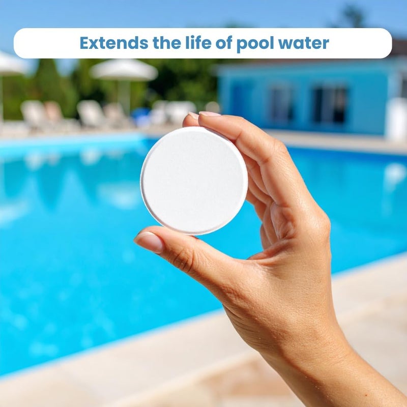 TRIOXI TCCA 90% Chlorine Tablets – Effective Algae Control, Disinfection for Swimming Pools & Water Treatment 1KG - Image 4